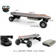 uiofo lw22 rc dual-drive scooter electric skateboard with rubber wheels and led lights set uiofo lw22 rc dual-drive scooter electric skateboard with rubber wheels and led lights set