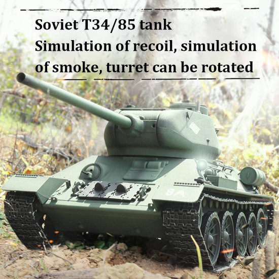 upgrade 1:16 soviet wwii t-34 rc tank model 2.4g military tank upgrade 1:16 soviet wwii t-34 rc tank model 2.4g military tank