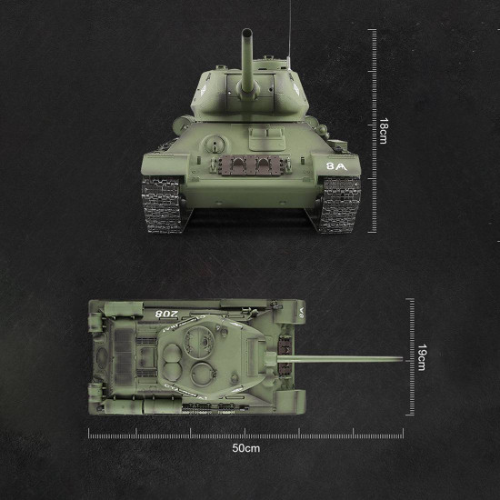 upgrade 1:16 soviet wwii t-34 rc tank model 2.4g military tank upgrade 1:16 soviet wwii t-34 rc tank model 2.4g military tank