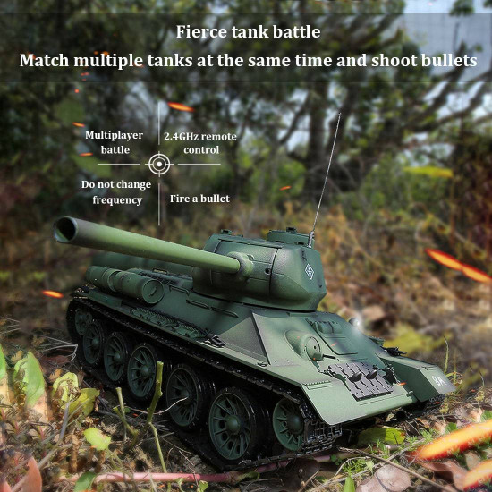 upgrade 1:16 soviet wwii t-34 rc tank model 2.4g military tank upgrade 1:16 soviet wwii t-34 rc tank model 2.4g military tank