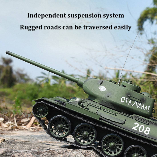 upgrade 1:16 soviet wwii t-34 rc tank model 2.4g military tank upgrade 1:16 soviet wwii t-34 rc tank model 2.4g military tank