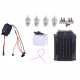 upgrade starter 4-in-1 ignite voltage regulator module cooling radiator 4in1 t fitting full kit for toyan fs-l400 engine model upgrade starter 4-in-1 ignite voltage regulator module cooling radiator 4in1 t fitting full kit for toyan fs-l400 engine model
