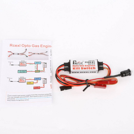 v2.0 rcexl remote kill switch for rc gasoline airplane engine v2.0 rcexl remote kill switch for rc gasoline airplane engine