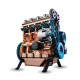 v4 car engine model full metal assembling four-cylinder building kits for researching industry studying/toy/gift v4 car engine model full metal assembling four-cylinder building kits for researching industry studying/toy/gift