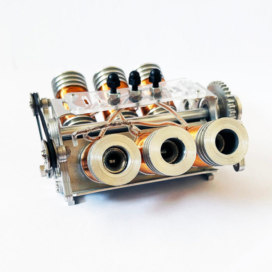 v6 solenoid engine brushless electromagnetic motor model engine v6 solenoid engine brushless electromagnetic motor model engine