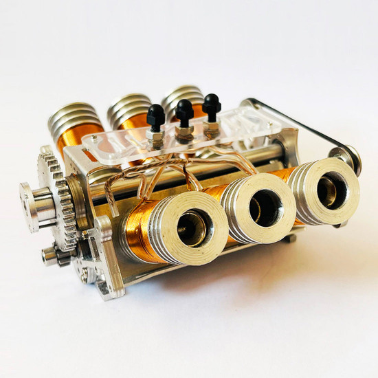 v6 solenoid engine brushless electromagnetic motor model engine v6 solenoid engine brushless electromagnetic motor model engine