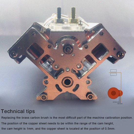 v8 electromagnetic engine model engine toy for model car / ship v8 electromagnetic engine model engine toy for model car / ship