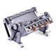 v8 high speed engine model electromagnetic 8-cylinder car engine working principle stem toy v8 high speed engine model electromagnetic 8-cylinder car engine working principle stem toy
