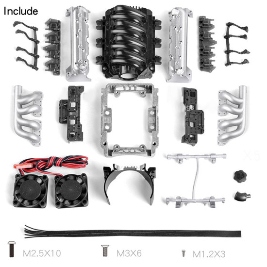v8 simulate engine motor heat sink cooling fan grc ls7 for trx4 trx6 scx10 jk d110 v8 simulate engine motor heat sink cooling fan grc ls7 for trx4 trx6 scx10 jk d110