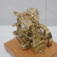 vintage working steam engine model double-acting reciprocating steam engine vintage working steam engine model double-acting reciprocating steam engine