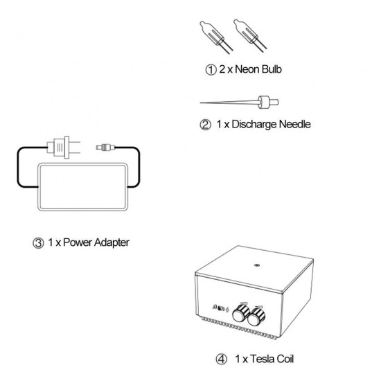 vinyl record shape bluetooth musical magic beat electron tesla coil with long arc &  dual mode - us plug