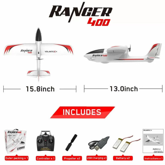 volantexrc 2.4g ranger400 wingspan glider rc airplane with xpilot gyro stabilizer - rtf volantexrc 2.4g ranger400 wingspan glider rc airplane with xpilot gyro stabilizer - rtf
