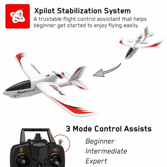 volantexrc 2.4g ranger400 wingspan glider rc airplane with xpilot gyro stabilizer - rtf volantexrc 2.4g ranger400 wingspan glider rc airplane with xpilot gyro stabilizer - rtf