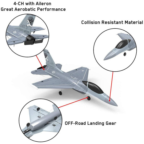 volantexrc f16 rc aircraft fixed wing aerobatic airplane 2.4g 4ch with xpilot gyroscope flight control system - rtf version volantexrc f16 rc aircraft fixed wing aerobatic airplane 2.4g 4ch with xpilot gyroscope flight control system - rtf version
