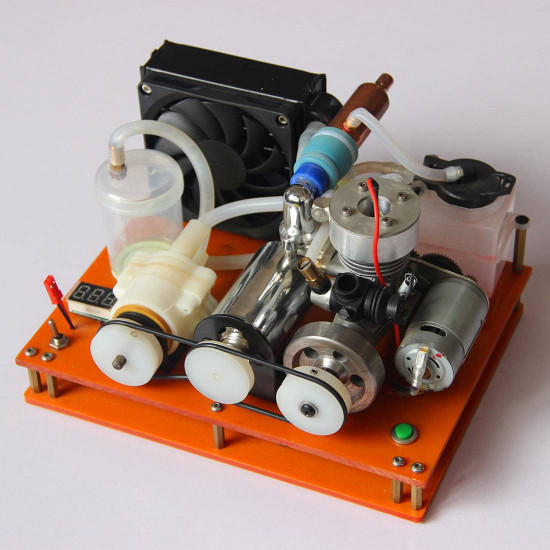 vx level 18 single cylinder 2-stroke methanol engine with water cooling radiator vx level 18 single cylinder 2-stroke methanol engine with water cooling radiator