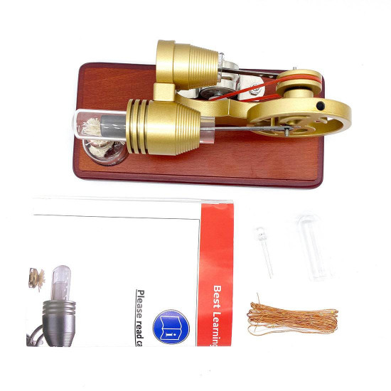 y-shape retro led stirling engine generator model educational science toy christmas y-shape retro led stirling engine generator model educational science toy christmas